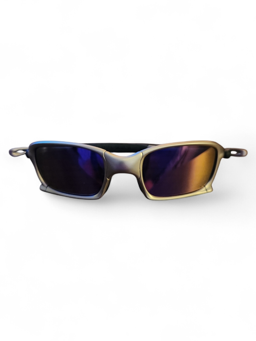 Oakley X-Metal Squared Polarized Women's Sunglasses Purple Lenses - Picture 4 of 10
